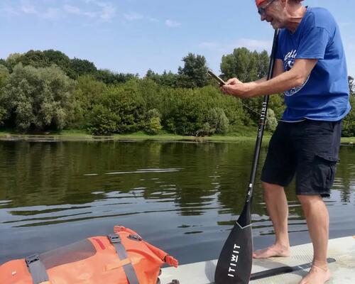 Descente de La Loire en Stand Up Paddle compact