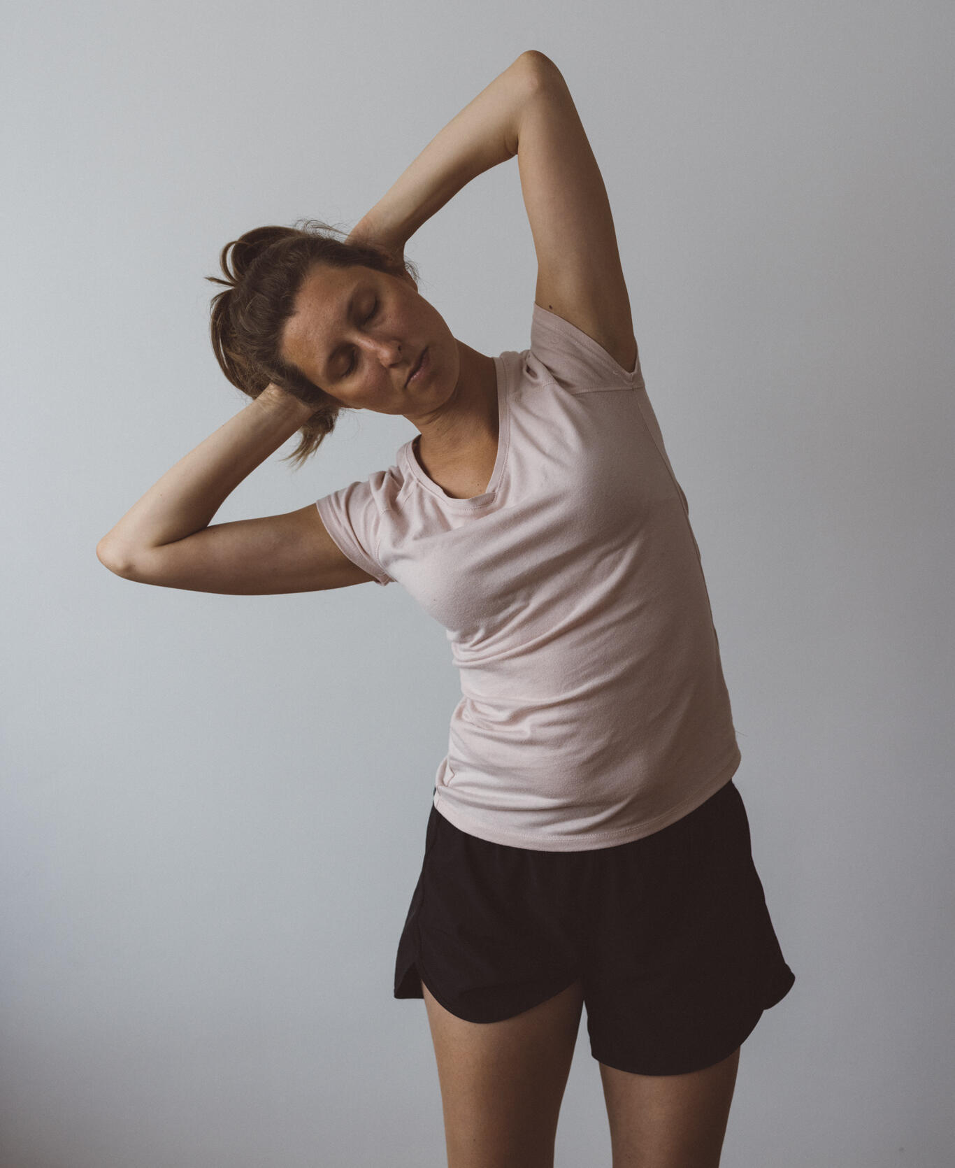 Standing stretching exercise