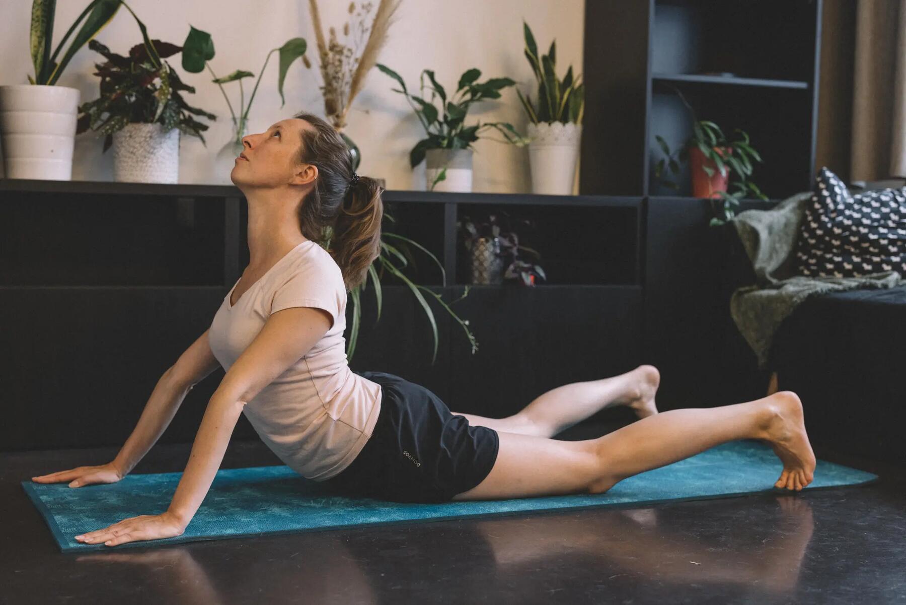 Exercice de stretching extension de buste