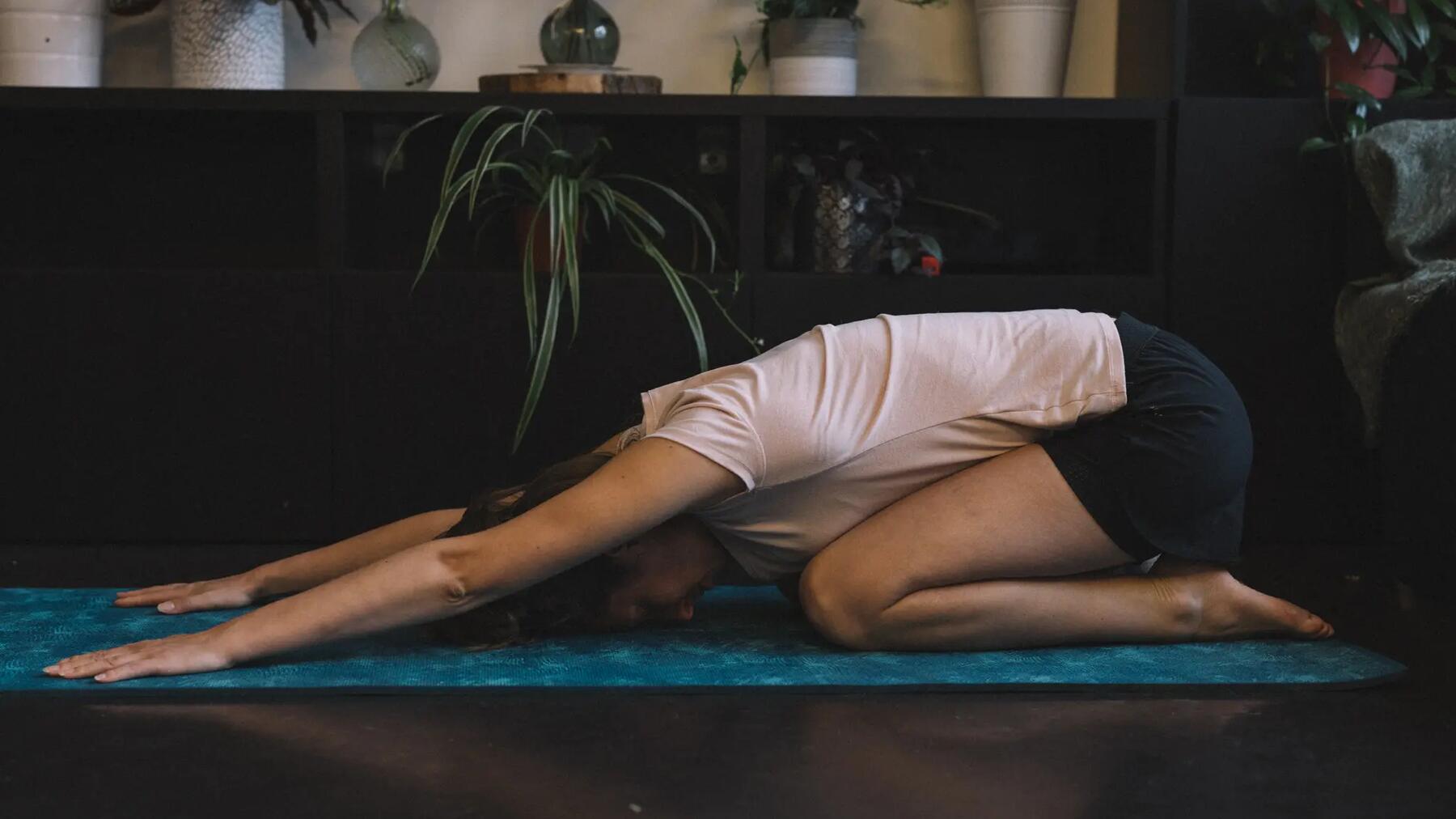 Child's pose exercise