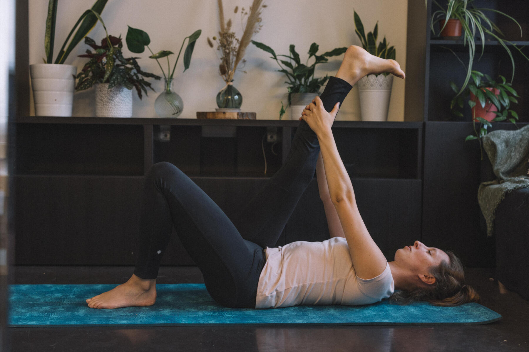 Sangle d'étirement pour le travail de la flexibilité,accessoire d' entraînement des jambes