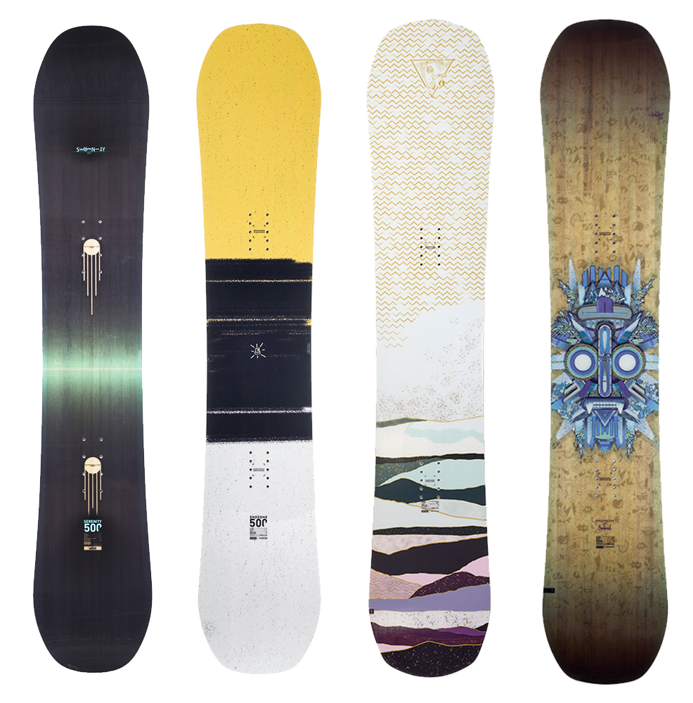 2 Plaques De Montage Snowboard - Universelles Noir - 115mm - Adult