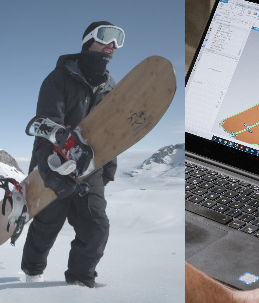 FRANKY MOISS, SNOWBOARD TECHNICAL PARTNER AT DECATHLON