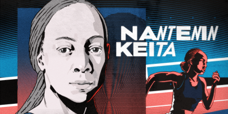 Illustration de l'athlète Nantenin Keita sport para-athlétisme