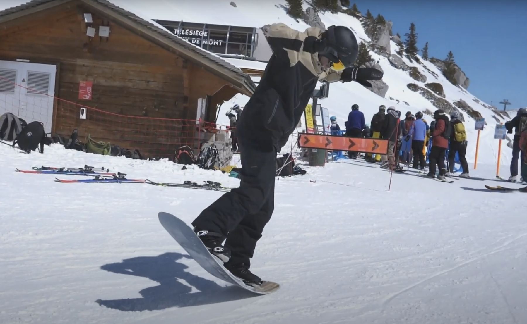 Comment faire un nollie en snowboard ?