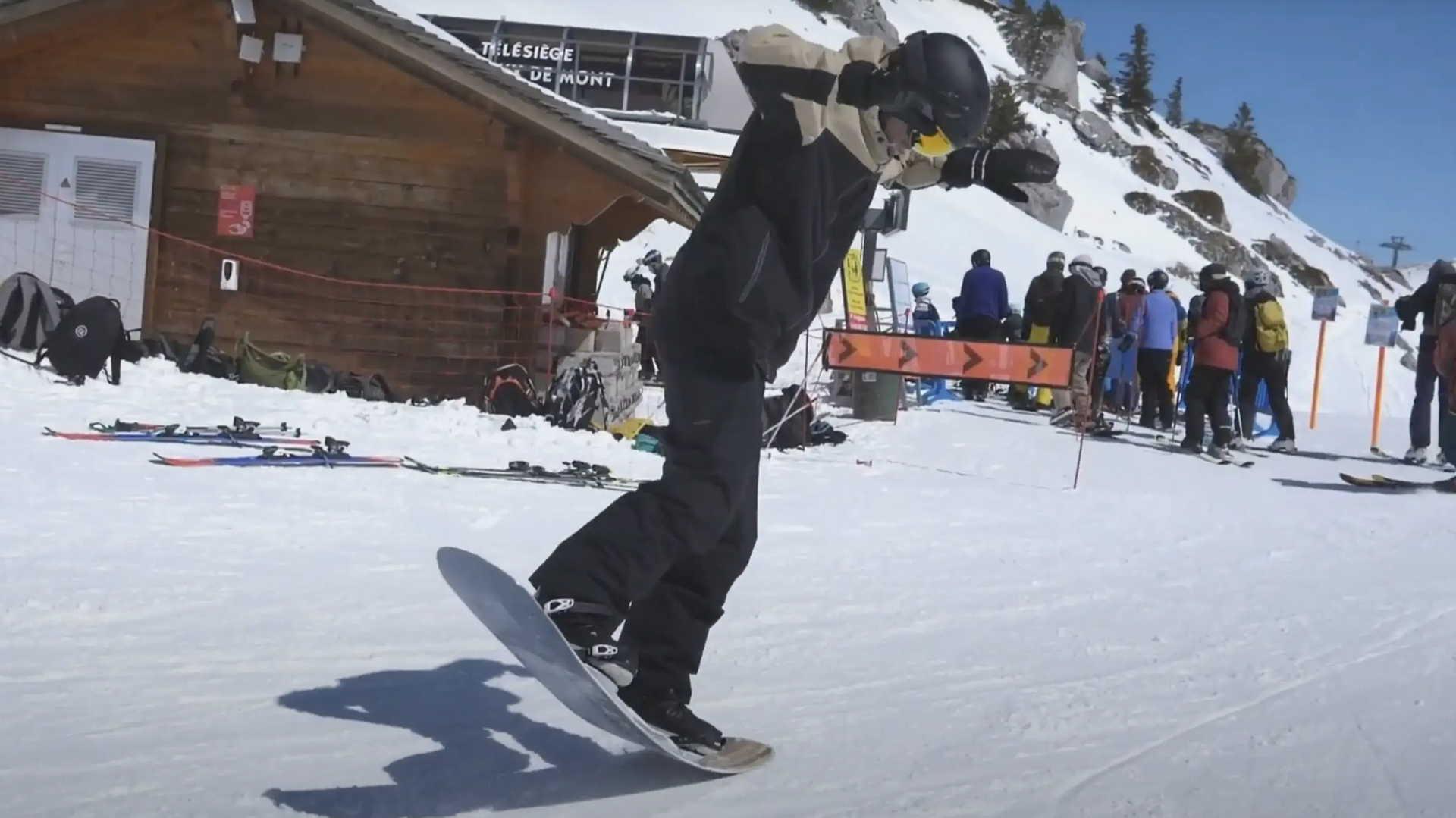 Comment faire un nollie en snowboard ?