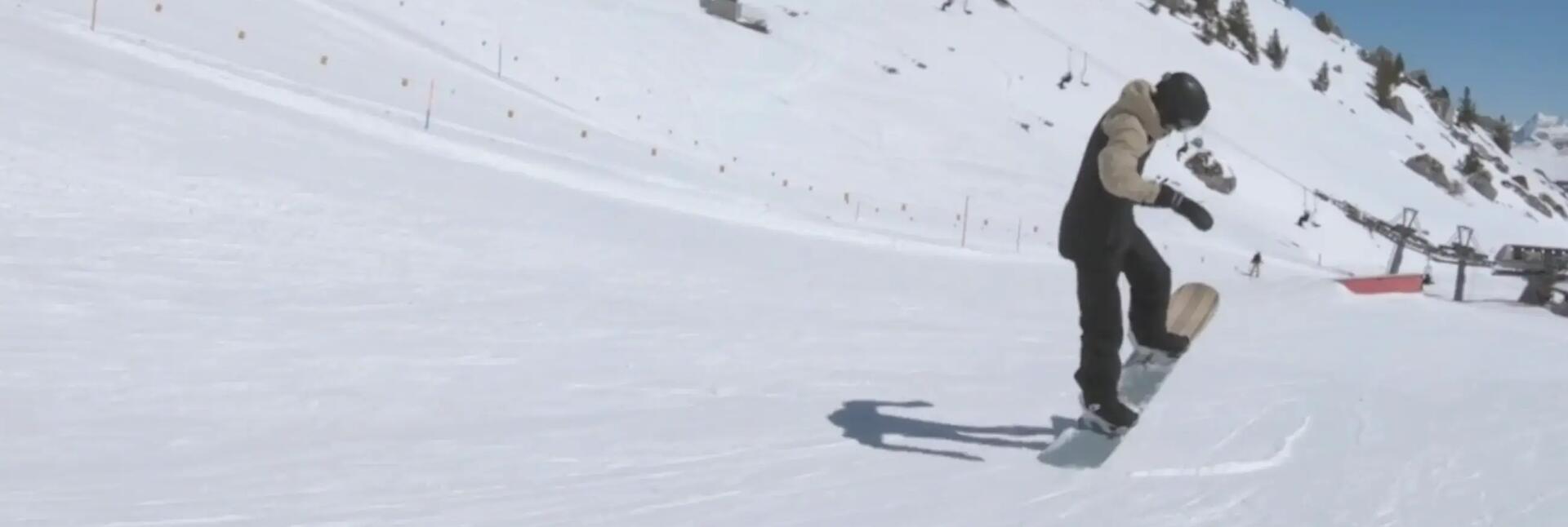 ¿Cómo hacer un ollie en una tabla de snowboard?