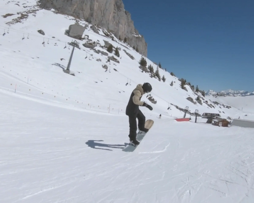 How to ollie on a snowboard?