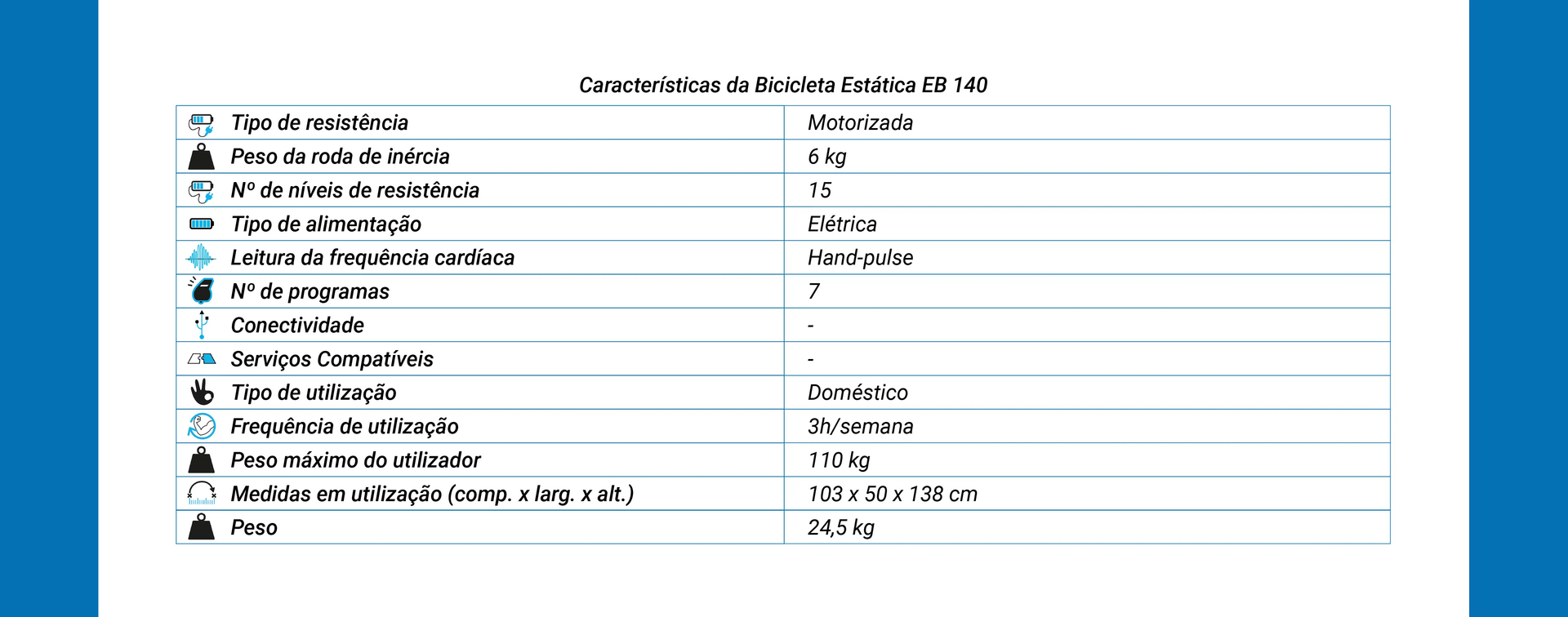 Bicicleta Estática Essencial EB 140