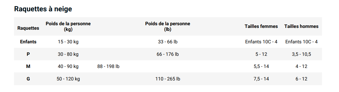 Quelles sont les meilleures raquettes à neige à choisir ?