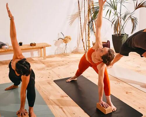 femme yoga