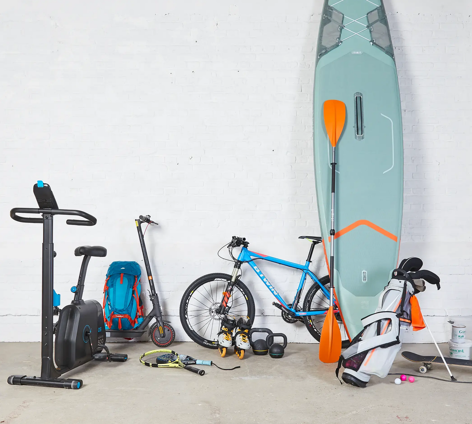 Lege dir ein neues Trainingsgerät zu