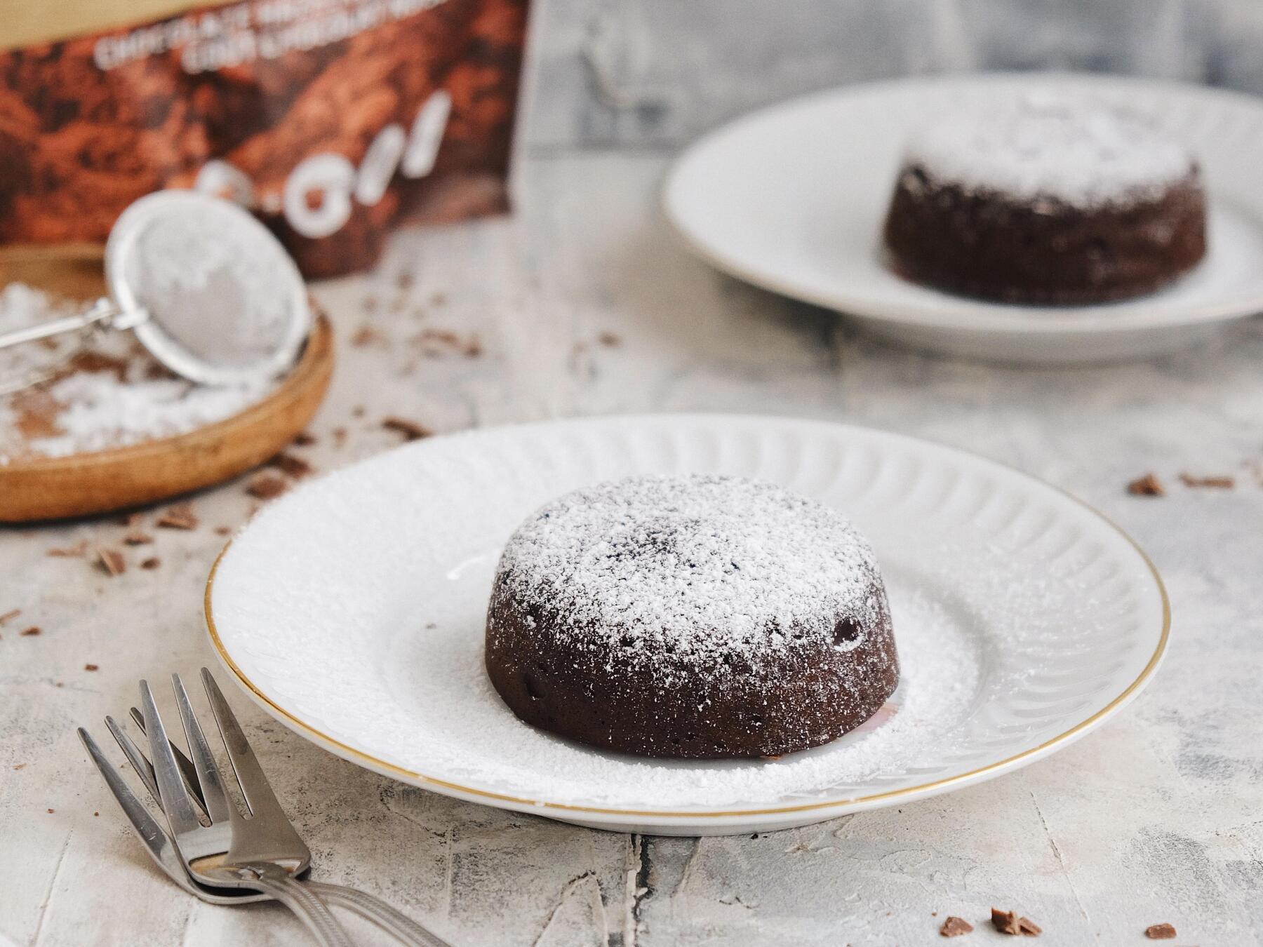 petit gateau com proteina