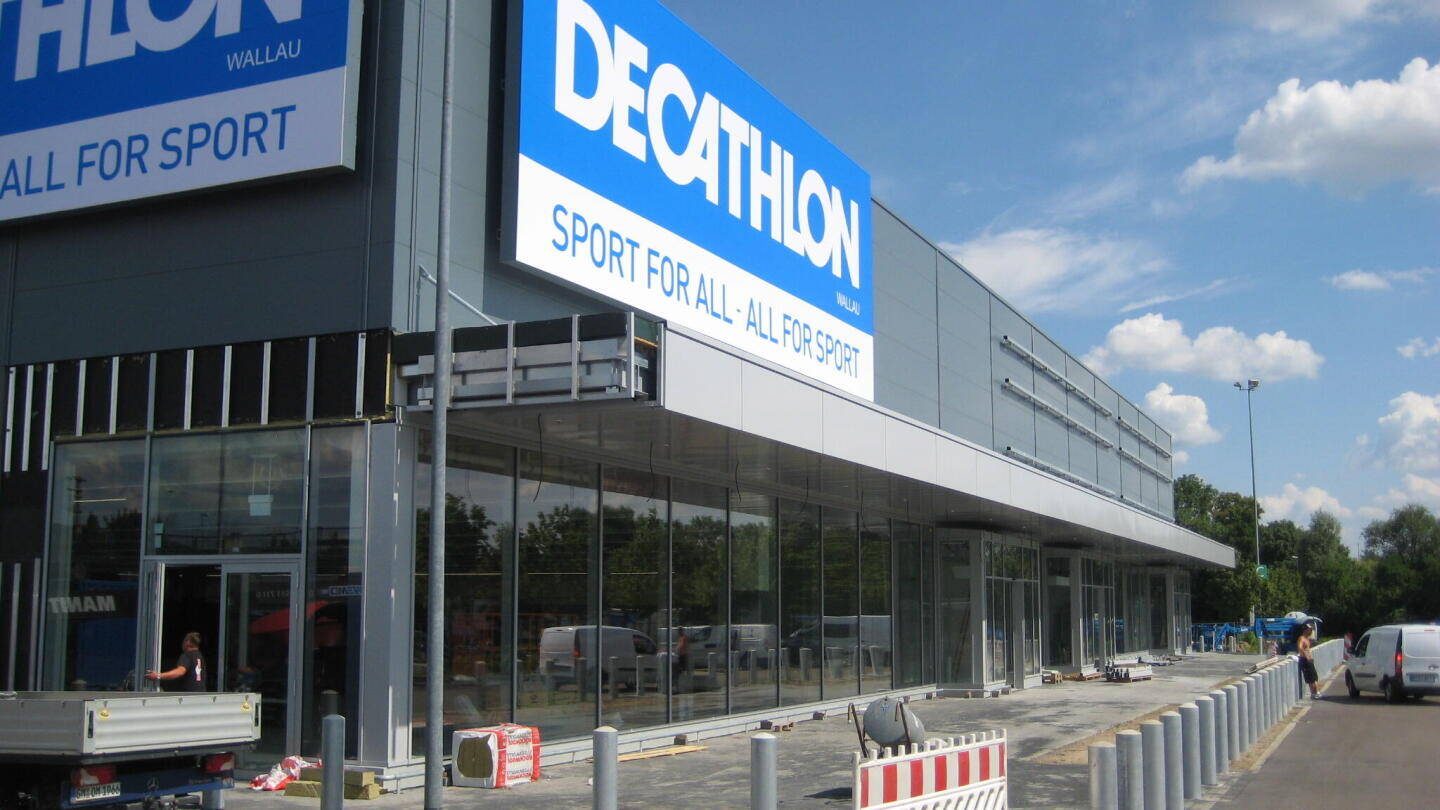 Umbau und Vergrößerung bei Decathlon in Wallau