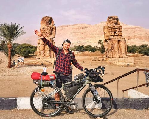Quentin nous raconte sa traversée de l'Afrique à vélo