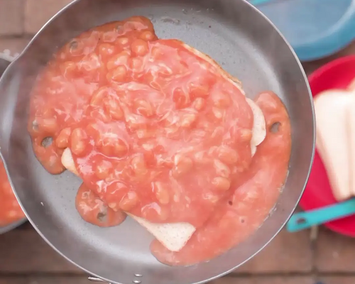 Campsite Cook-up: Classic beans on toast recipe