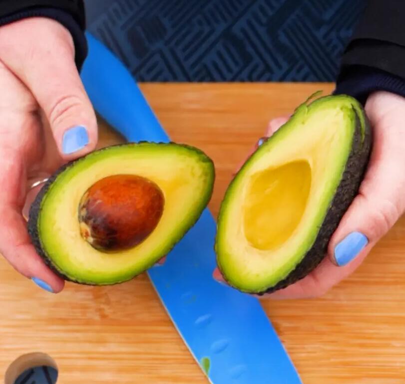 cut the avocado