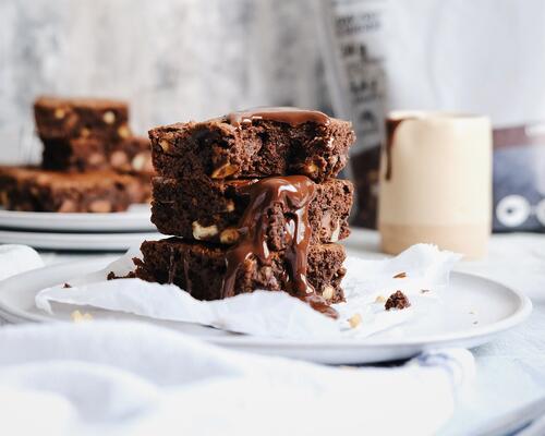 Brownies de Chocolate Proteicos